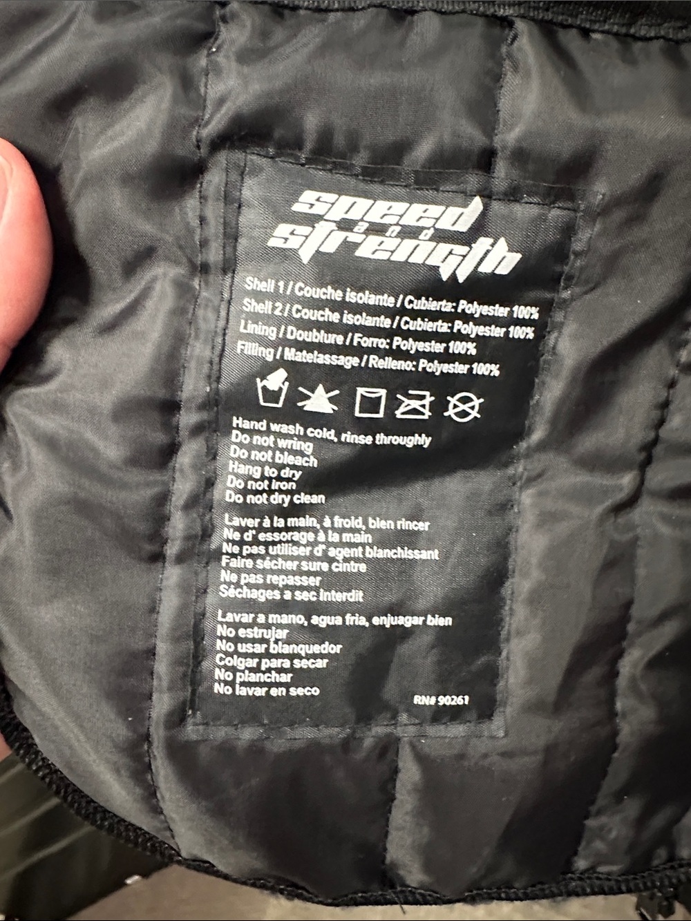 Men's High-Visibility Motorcycle Jacket - Neon Yellow & Gray - Picture 7 of 10